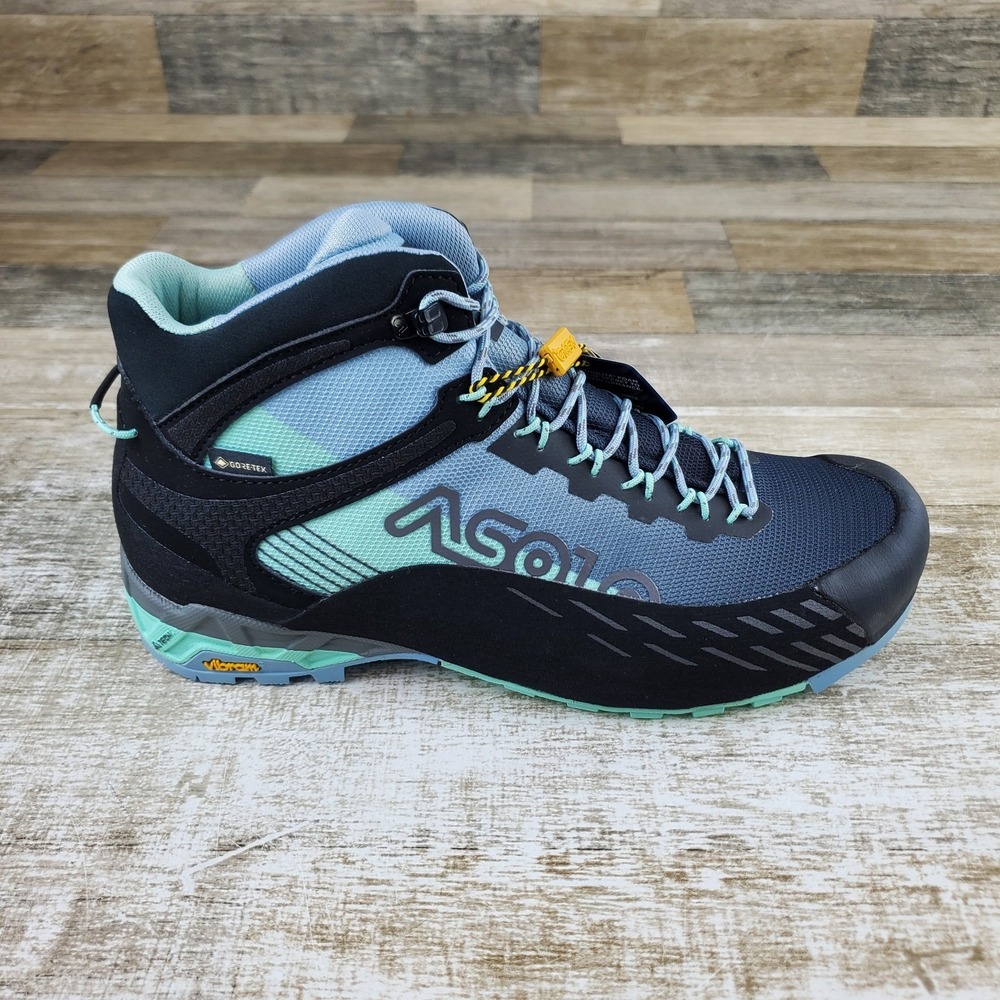 Asolo Eldo MID GV Womens Boots Sz 9 Brook Green Blue Fog Hiking Lace Up Boots